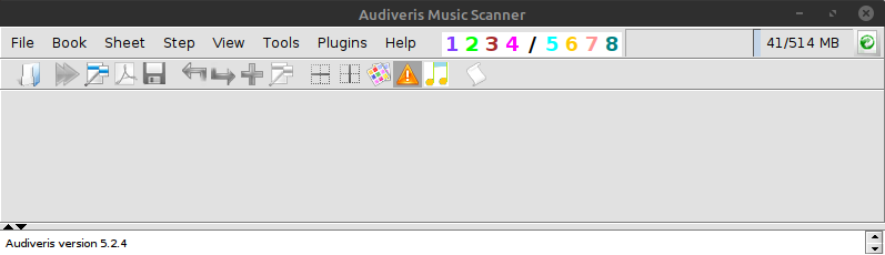 Audiveris Music Scanner screenshot