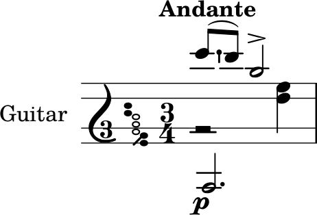 Adelita measure 1 with corrected tempo indication